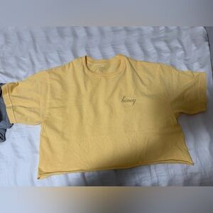 John Galt honey crop top